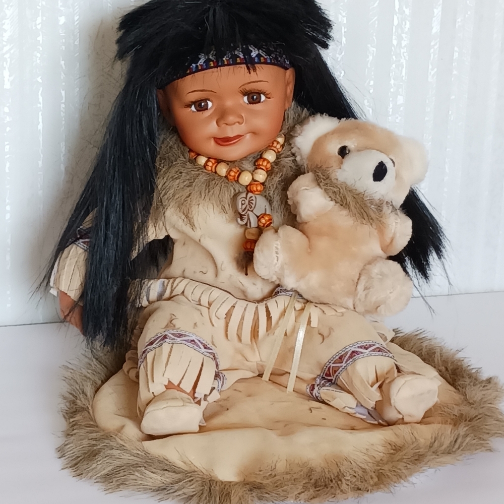 Duck House Heirloom Native American Doll